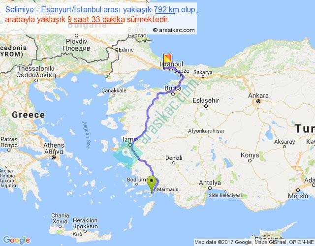 Istanbul Afyon Arasi Kac Km Istanbul Kac Km